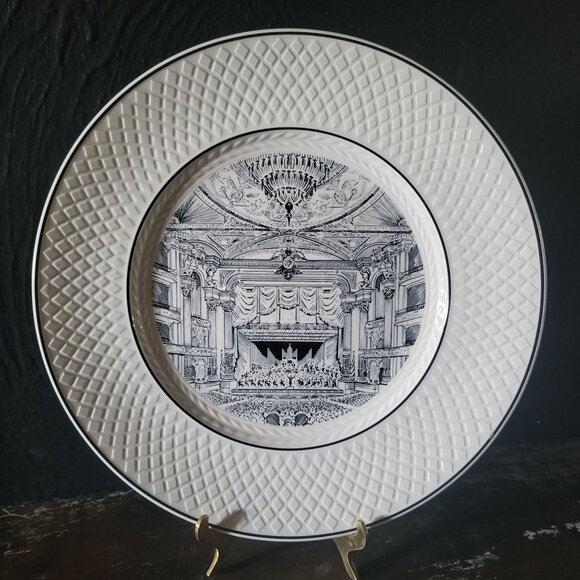 Vintage Spode Mansard Copeland The Philadelphia Orchestra Plate 1930s - Picture 1 of 12
